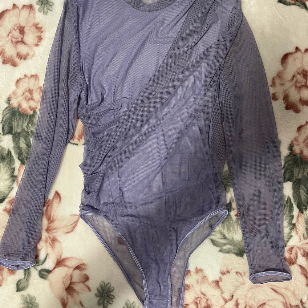 Chic Lavender Long Sleeve Bodysuit